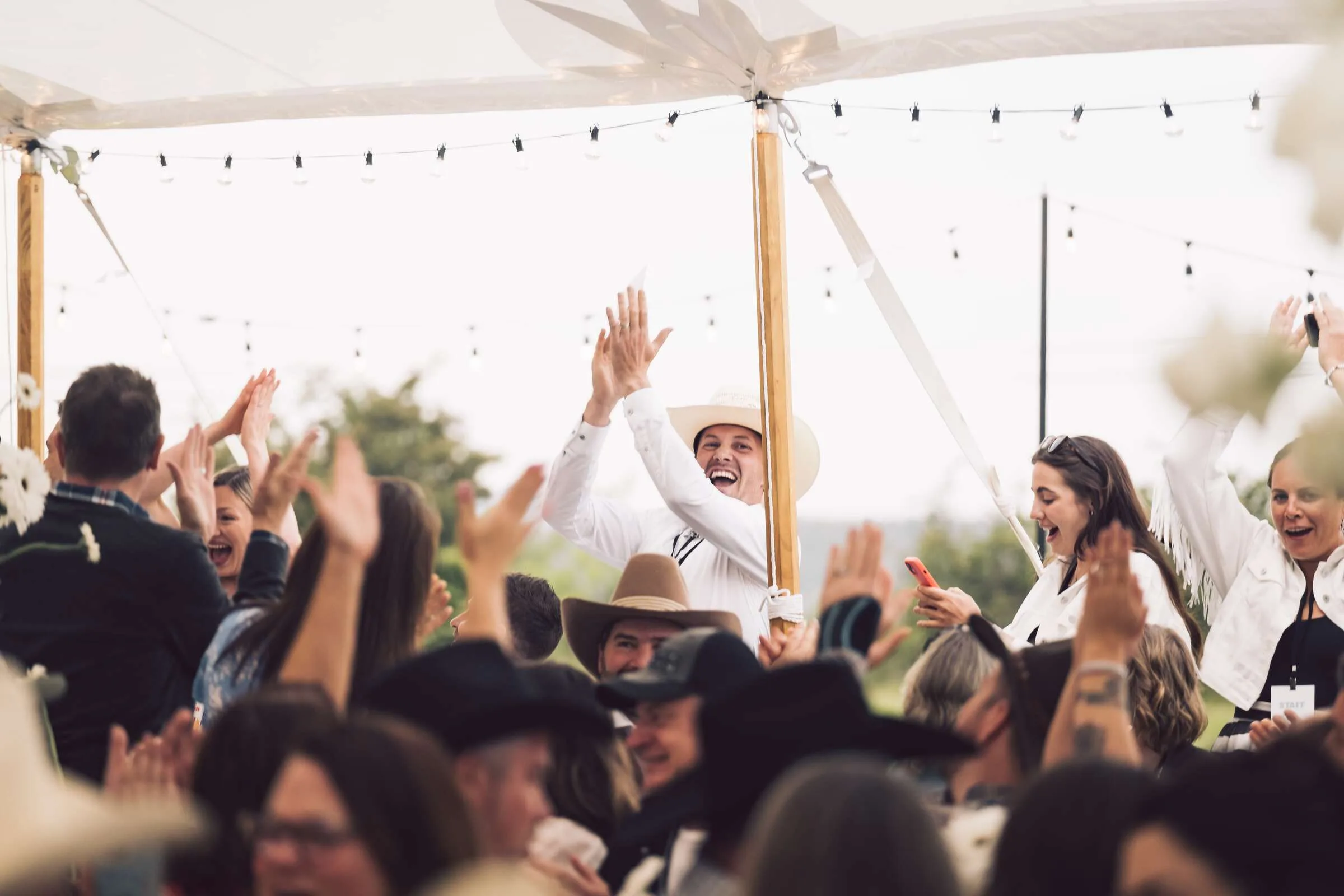 Guests celebrating at Goin’ Country For The Kids